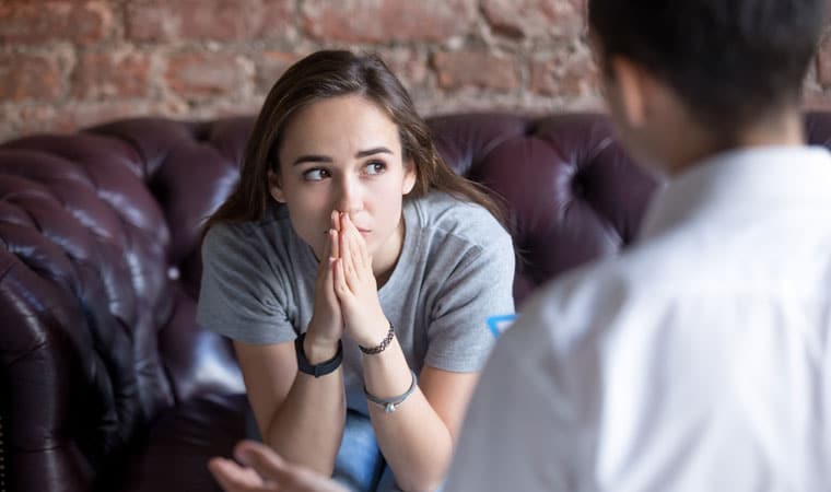 Woman showing the difference between spiritual direction and counseling