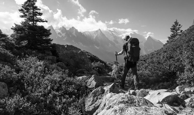 Man facing struggle on his pathway to God